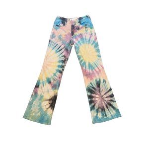 MOTHER Tie-Dye Flare Jeans - Multicolor